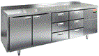 Морозильный стол HICOLD GN SN 1133/BT