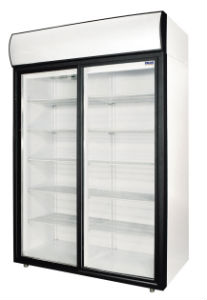 холодильный шкаф со стеклянной дверью