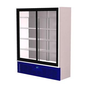 низкотемпературный шкаф со стеклянной дверью
