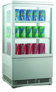 витрина-холодильник для напитков с раздвижными дверями