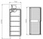 Холодильный шкаф Полюс Carboma R V 1400К (купе) чертеж
