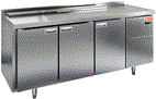 Охлаждаемый стол HICOLD SL2-111GN 111SN (1/6) (для салатов)