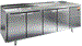 Охлаждаемый стол HICOLD SL2-1111GN 1111SN (1/6) (для салатов)
